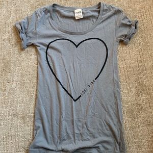 Grey Victoria’s Secret Pink T-Shirt